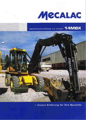 Excavatoare pe roți Mecalac 14 MBX