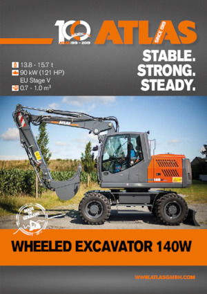 Excavatoare pe roți Atlas 140 W