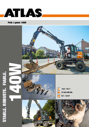 Excavatoare pe roți Atlas 140 W