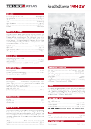 Excavatoare pe roți Atlas 1404 ZW