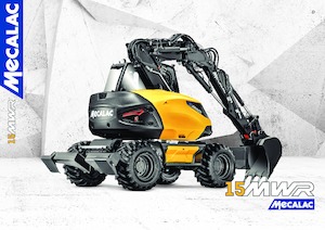 Excavatoare pe roți Mecalac 15MWR