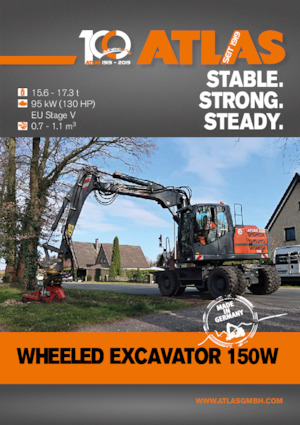 Excavatoare pe roți Atlas 150 W