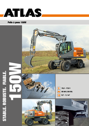 Excavatoare pe roți Atlas 150 W