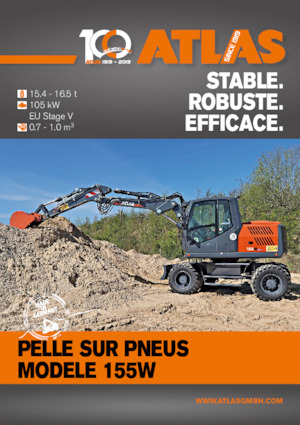 Excavatoare pe roți Atlas 155 W