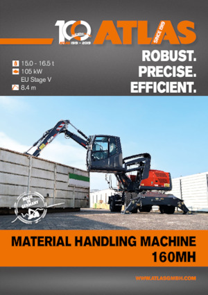 Excavatoare pe roți Atlas 160 MH