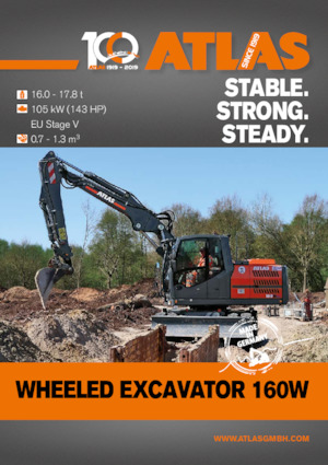 Excavatoare pe roți Atlas 160 W