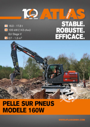 Excavatoare pe roți Atlas 160 W