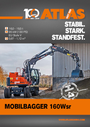 Excavatoare pe roți Atlas 160 W-SR 