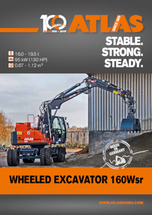 Excavatoare pe roți Atlas 160 W-SR 