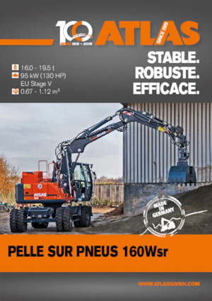 Excavatoare pe roți Atlas 160 W-SR 