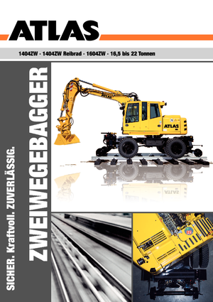 Excavatoare pe roți Atlas 1604 ZW