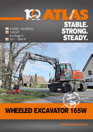 Excavatoare pe roți Atlas 165 W