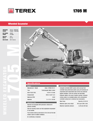 Excavatoare pe roți Atlas 1705 M