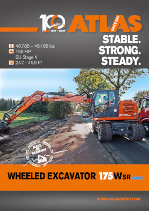 Excavatoare pe roți Atlas 175 W-SR