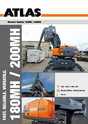 Excavatoare pe roți Atlas 200 MH