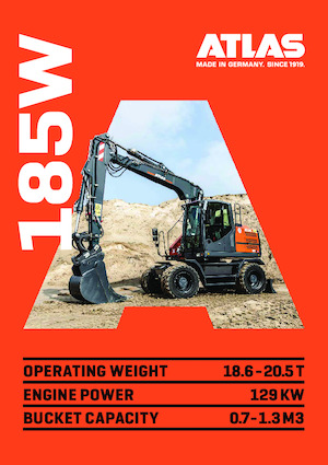 Excavatoare pe roți Atlas 185 W