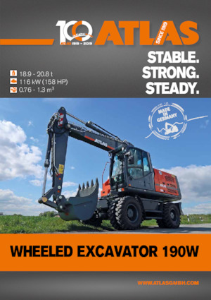 Excavatoare pe roți Atlas 190 W
