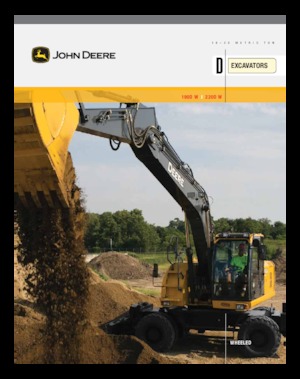 Excavatoare pe roți John Deere Construction 220D W