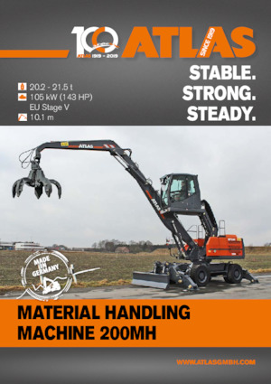 Excavatoare pe roți Atlas 200 MH