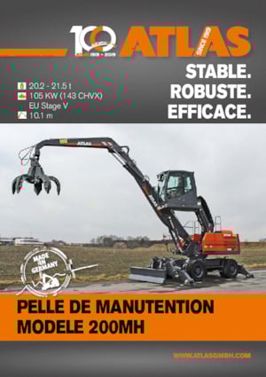 Excavatoare pe roți Atlas 200 MH