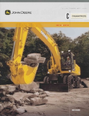 Excavatoare pe roți John Deere Construction 180C