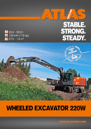 Excavatoare pe roți Atlas 220 W