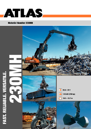 Excavatoare pe roți Atlas 230 MH