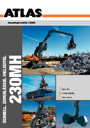 Excavatoare pe roți Atlas 230 MH