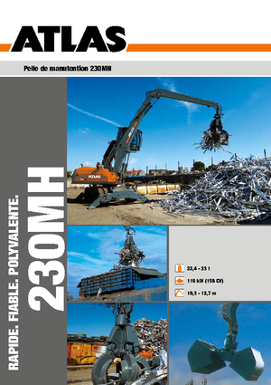 Excavatoare pe roți Atlas 230 MH