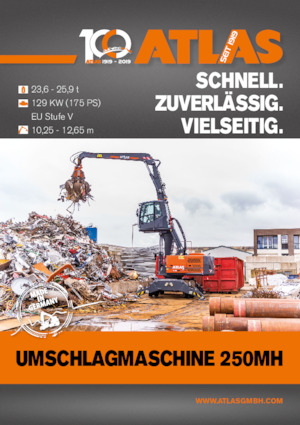 Excavatoare pe roți Atlas 250 MH