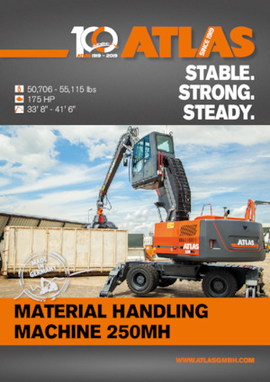 Excavatoare pe roți Atlas 250 MH