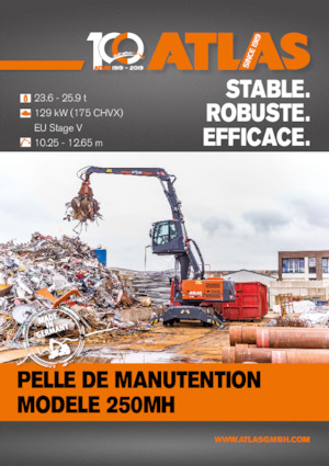 Excavatoare pe roți Atlas 250 MH