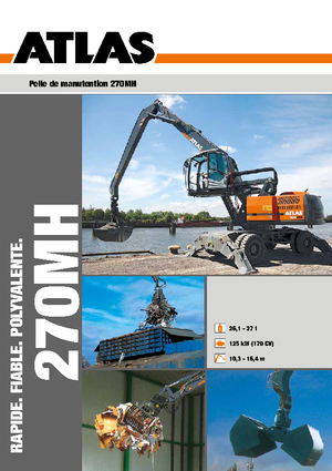 Excavatoare pe roți Atlas 270 MH
