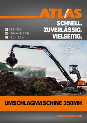 Excavatoare pe roți Atlas 350 MH
