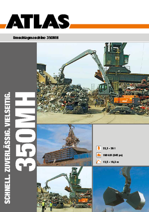 Excavatoare pe roți Atlas 350 MH