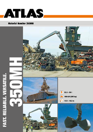 Excavatoare pe roți Atlas 350 MH