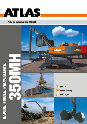 Excavatoare pe roți Atlas 350 MH