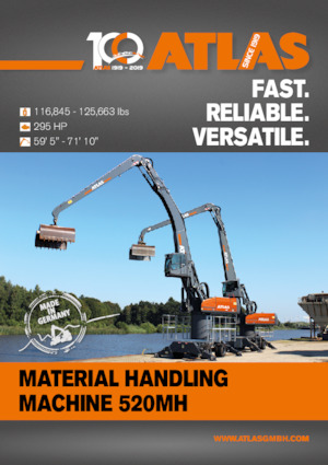 Excavatoare pe roți Atlas 520 MH