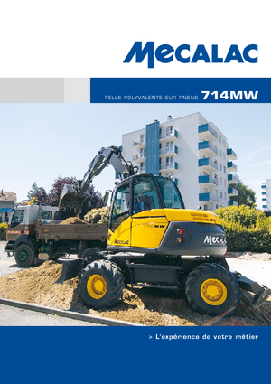 Excavatoare pe roți Mecalac 714 MW e