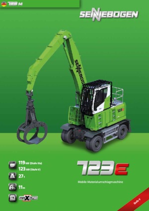 Excavatoare pe roți Sennebogen 723 E