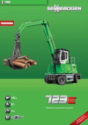Excavatoare pe roți Sennebogen 723 E