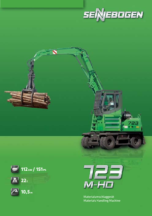 Excavatoare pe roți Sennebogen 723 M-HD
