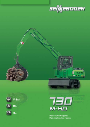 Excavatoare pe roți Sennebogen 730 M-HD