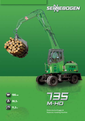 Excavatoare pe roți Sennebogen 735 M-HD