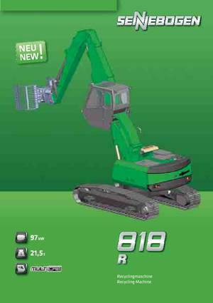 Excavatoare pe roți Sennebogen 818 R