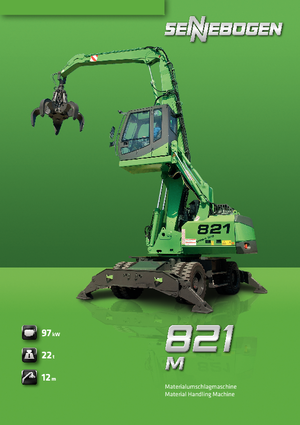 Excavatoare pe roți Sennebogen 821 M