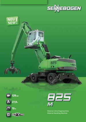 Excavatoare pe roți Sennebogen 825 M