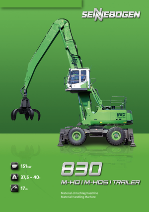 Excavatoare pe roți Sennebogen 830 M-HD