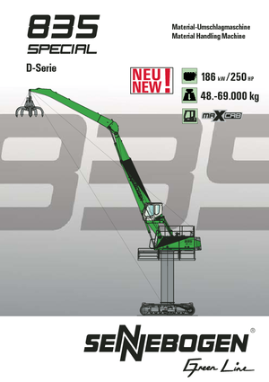 Excavatoare pe roți Sennebogen 835 M-special