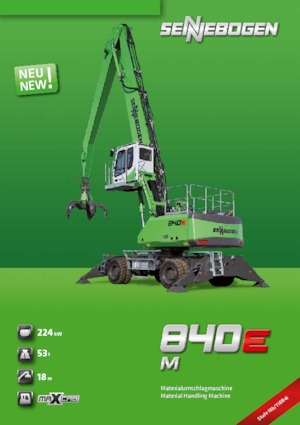 Excavatoare pe roți Sennebogen 840 M